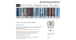 Desktop Screenshot of bibliothek.bruggwiesen.ch